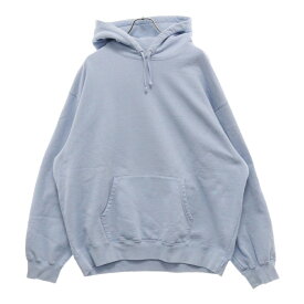 SUPREME(シュプリーム) サイズ:XL 24AW Satin Applique Hooded Sweatshirt サテンアップリケフードパーカー ライトブルー【中古】【程度B】【カラーブルー】【取扱店舗BRINGアメリカ村店】