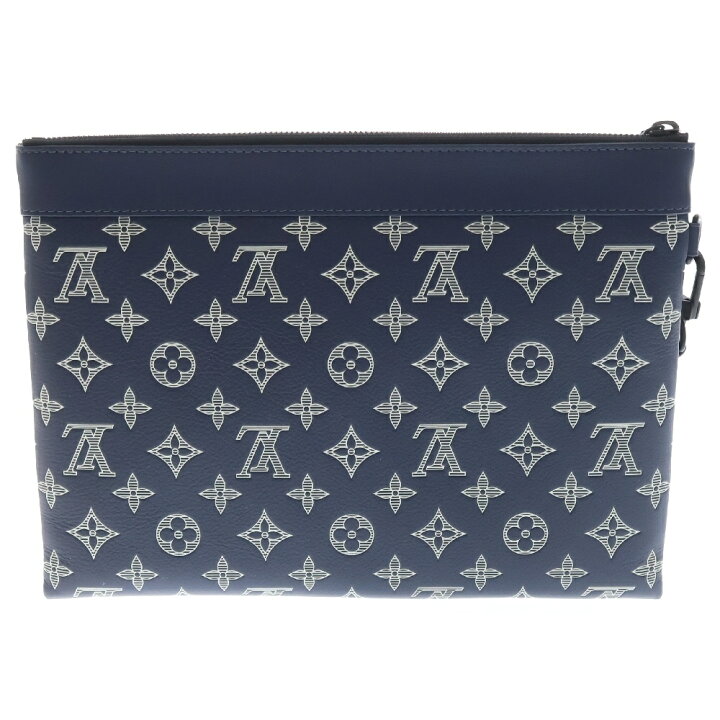 楽天市場】LOUIS VUITTON(ルイヴィトン) ポシェットトゥ・ゴー ブルー  