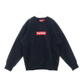 SUPREME(シュプリーム) サイズ:M 22AW Box Logo Sweatshirt ボックスロゴ クルーネックスウェットトレーナー ブラック【中古】【程度B】【カラーブラック】【取扱店舗BRING仙台店】