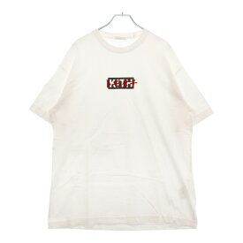 KITH(キス) サイズ:M 20AW TOKYO BOX LOGO TEE 東京限定 トモダチ ボックスロゴ クルーネック 半袖Tシャツ カットソー ホワイト 20-071-060-0002-2-0【中古】【程度A】【カラーホワイト】【取扱店舗BRING THRIFT CLOSET 幕張店】