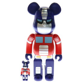 MEDICOM TOY(メディコムトイ) サイズ:100% & 400% BE@RBRICK TRANSFORMERS OPTIMUS PRIME 100% & 400% ベアブリック トランスフォーマー オプティマスプライム フィギュア レッド/ブルー【新古品/中古】【程度S】【カラーレッド】【取扱店舗BRING仙台店】
