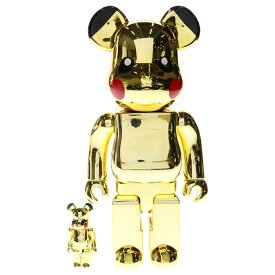 MEDICOM TOY(メディコムトイ) サイズ:100% & 400% BE@RBRICK WORLD WIDE TOUR 3 25th 25周年 開催記念商品 ベアブリック ピカチュウ ゴールド クローム フィギュア ゴールド【新古品/中古】【程度S】【カラーゴールド】【取扱店舗BRING THRIFT CLOSET 湘南平塚店】