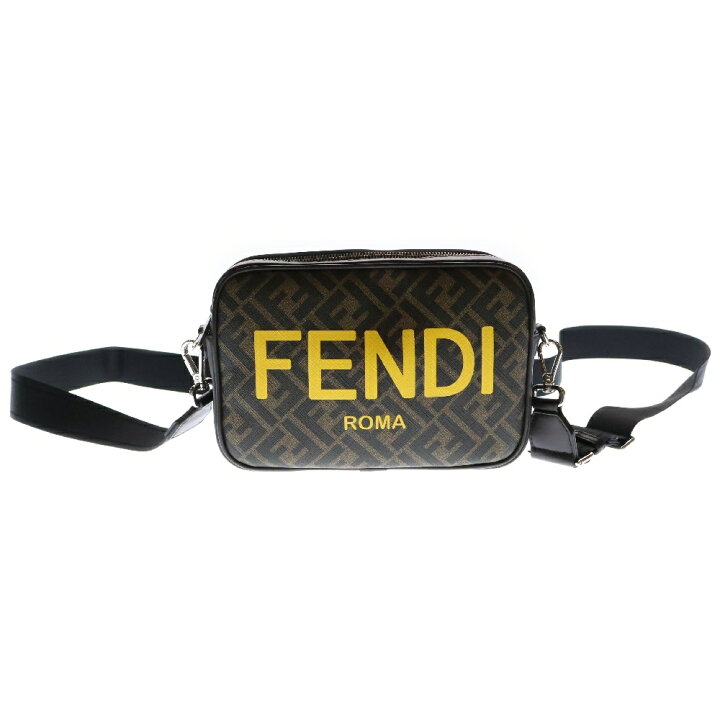 楽天市場】FENDI(フェンディ) ダイアゴナル カメラケース FFキャンバス  