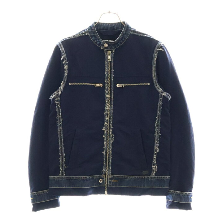楽天市場】DIESEL(ディーゼル) サイズ:M デニム切替 ドッキング ジップ 
