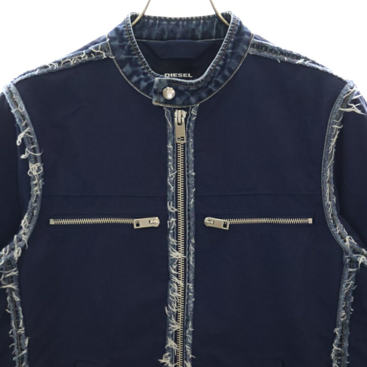 楽天市場】DIESEL(ディーゼル) サイズ:M デニム切替 ドッキング ジップ 