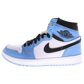 NIKE(ナイキ) サイズ:27.0cm AIR JORDAN 1 HIGH GOLF UNIVERSITY BLUE エアジョーダン1 ゴルフ ユニバーシティブルー ハイカットスニーカー ホワイト/ブルー US9/27cm DQ0660-400【中古】【程度A】【カラー14056】【オンライン限定商品】