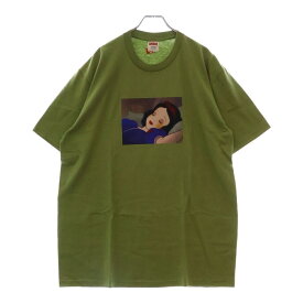SUPREME(シュプリーム) サイズ:L 24AW Snow White Tee スノーホワイト 白雪姫プリント半袖Tシャツ カットソー グリーン【新古品/中古】【程度S】【カラーグリーン】【取扱店舗BRING KICKS】
