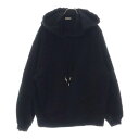 DRIES VAN NOTEN(ドリスヴァンノッテン) サイズ:S HAXEL HOODIE 2連ドローコード オーバーサイズ スウェット プルオーバーパーカー ブラック【中古】【程度B】【カラーブラック】【オンライン限定商品】