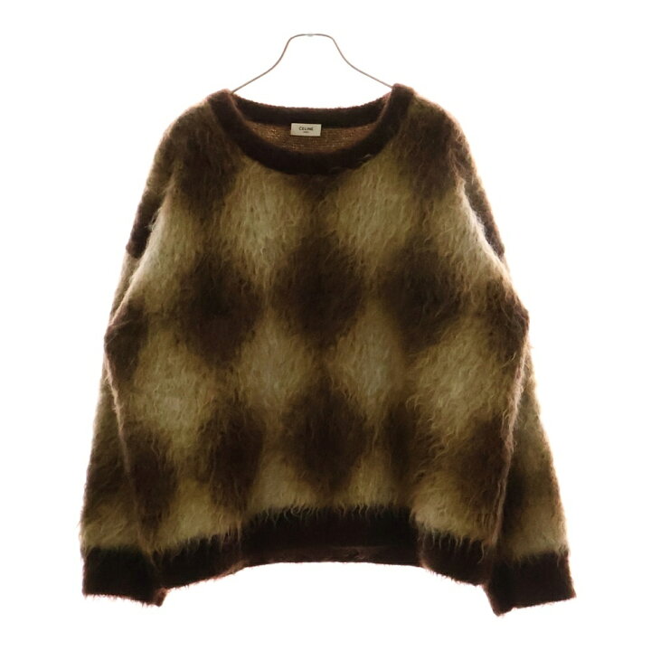 楽天市場】CELINE(セリーヌ) サイズ:L 22AW Cropped Boxy Sweater In 