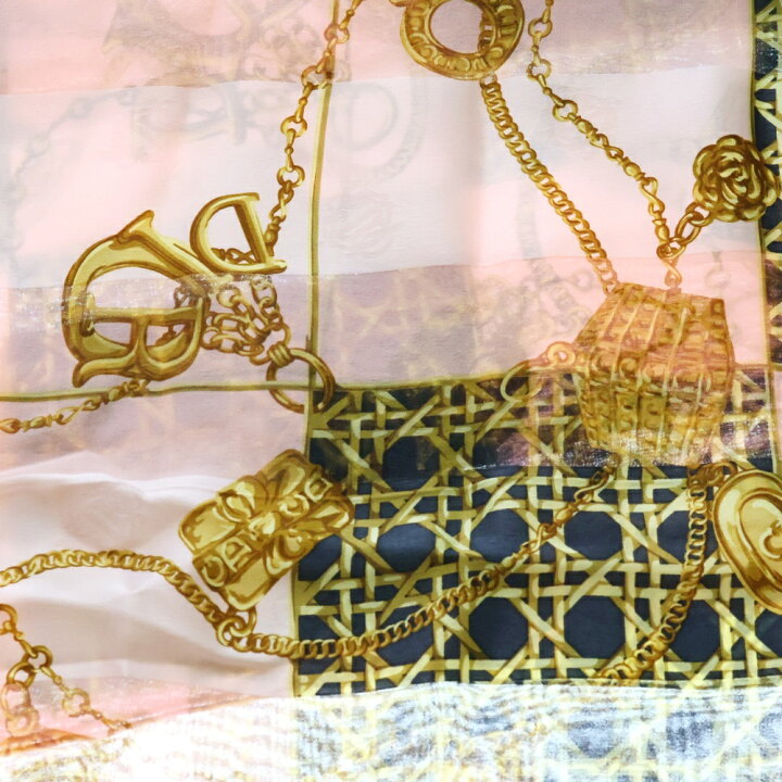 楽天市場】DIOR(ディオール) CDロゴ カナージュ チェーン シルク  