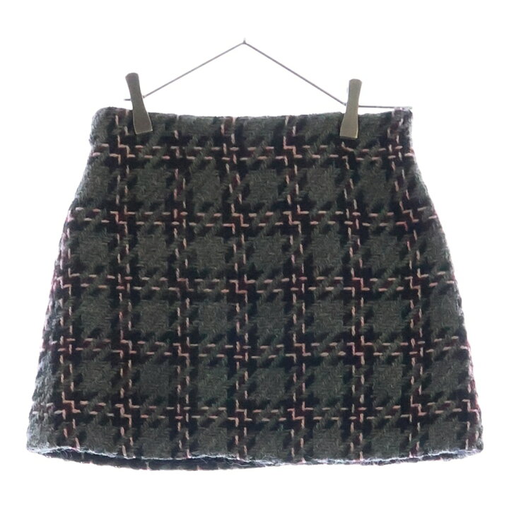 楽天市場】miumiu(ミュウミュウ) サイズ:36 15AW Tweed Mini Skirt  