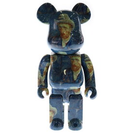 MEDICOM TOY(メディコムトイ) サイズ:400% BE@RBRICK×Van Gogh Museum Self Portrait with Gray Felt Hat ベアブリック ヴァン ゴッホ ミュージアム セルフポートレート ウィズ グレーフェルトハット【中古】【程度B】【カラーブルー】【取扱店舗BRING仙台店】