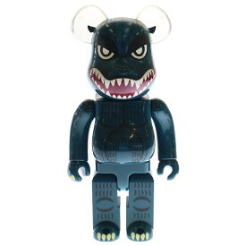 MEDICOM TOY(メディコムトイ) サイズ:400% BE@RBRICK ×ゴジラ 60周年記念 400% ベアブリック 人形 フィギュア グリーン【中古】【程度B】【カラーグリーン】【オンライン限定商品】