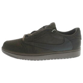 NIKE(ナイキ) サイズ:27.0cm ×TRAVIS SCOTT AIR JORDAN 1 LOW OG SP トラヴィススコット エアジョーダン1 スエードレザー ローカットスニーカー ブラウン US9/27cm DM7866-202【新古品/中古】【程度S】【カラーブラウン】【取扱店舗BRING THRIFT CLOSET 幕張店】