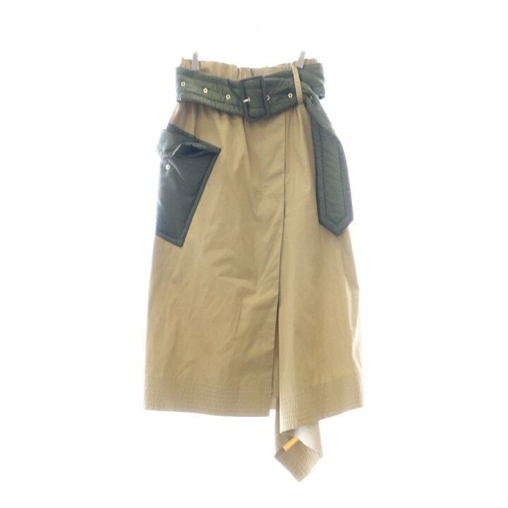楽天市場】Sacai(サカイ) サイズ:1 19AW Cotton Coating Skirt  