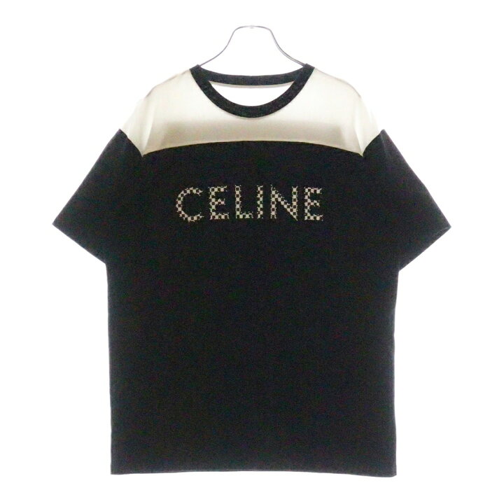 CELINE(セリーヌ) サイズ:S フロントロゴプリント クロップド クルー  