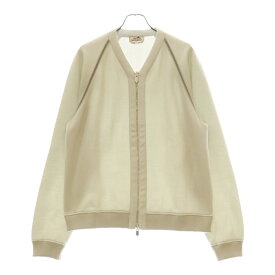 HERMES(エルメス) サイズ:XL ジップアップ スウェット ブルゾン ジャケット ベージュ【中古】【程度A】【カラーベージュ】【取扱店舗BRING梅田茶屋町店】