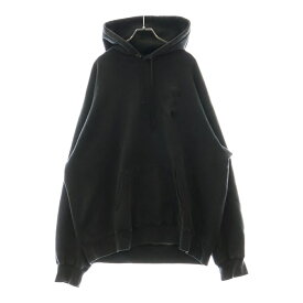 SUPREME(シュプリーム) サイズ:XL 23SS Overdyed S Logo Hooded Sweatshirt オーバーダイ Sロゴ ワッペン スウェット プルオーバーパーカー ブラック【中古】【程度B】【カラーブラック】【取扱店舗BRING仙台店】