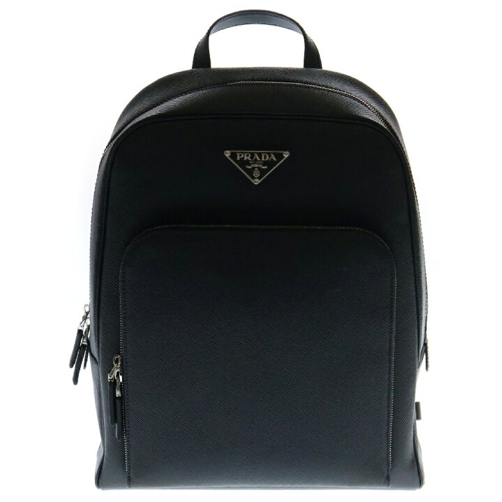 楽天市場】PRADA(プラダ) Saffiano Leather Backpack トライアングル  