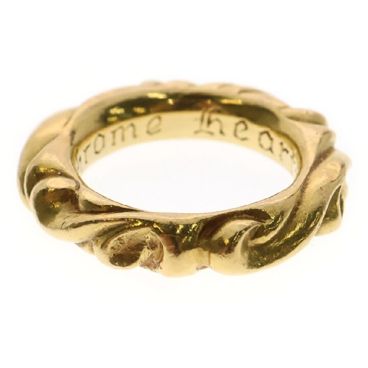 楽天市場】CHROME HEARTS(クロムハーツ) サイズ:7号 22K SCRL BAND 