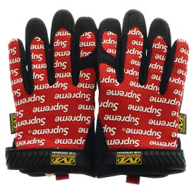 SUPREME(シュプリーム) サイズ:M 17SS ×Mechanix Wear Original Work Gloves Yellow メカニックスウェア オリジナル ワーク グローブ 手袋 レッド【中古】【程度B】【カラーレッド】【オンライン限定商品】