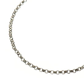 CHROME HEARTS(クロムハーツ) サイズ:24.0inch NECKCHAIN R24 ロールチェーンネックレス 24inch シルバー BCA085【中古】【程度B】【カラーシルバー】【取扱店舗原宿】