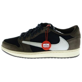 NIKE(ナイキ) サイズ:27.5cm ×TRAVIS SCOTT AIR JORDAN 1 LOW OG SP-T トラビススコット エアジョーダン1 ダークモカ ローカットスニーカー ブラック/ブラウン US9.5/27.5cm CQ4277-001【新古品/中古】【程度S】【カラーブラック】【取扱店舗BRING KICKS】