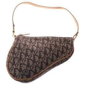 Christian Dior(クリスチャンディオール) トロッター サドルバッグ ワンショルダーバッグ ブラウン【中古】【程度B】【カラーブラウン】【取扱店舗BRING心斎橋店】