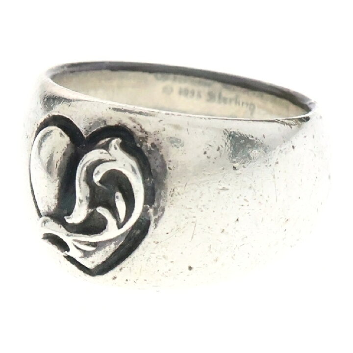 楽天市場】CHROME HEARTS(クロムハーツ) サイズ:16.5号 HEART IN BAND  