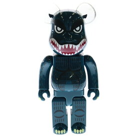 MEDICOM TOY(メディコムトイ) サイズ:400% BE@RBRICK ×ゴジラ 60周年記念 400% ベアブリック 人形 フィギュア ネイビー【新古品/中古】【程度S】【カラーネイビー】【取扱店舗BRING仙台店】