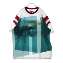 SUPREME(シュプリーム) サイズ:XXL 25SS×Damien Hirst Soccer Jersey ダミアンハースト サッカージャージ 半袖Tシャツ ゲームシャツ ホワイト【新古品/中古】【程度S】【カラーホワイト】【取扱店舗BRING THRIFT CLOSET 幕張店】