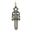 CHROME HEARTS(クロムハーツ) DOUBLE DAGGER ダブルダガーペンダントトップ シルバー BCA251【中古】【程度B】【カラ…
