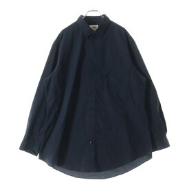 Y-3(ワイスリー) サイズ:L クラシック チェストロゴ ボタンダウンシャツ 長袖シャツ ブラック HB3405【中古】【程度B】【カラーブラック】【取扱店舗BRING梅田茶屋町店】