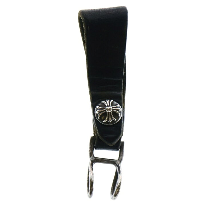 CHROME HEARTS クロムハーツ BELT LOOP クロスボールボタンレザー  