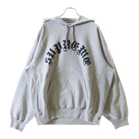 SUPREME(シュプリーム) サイズ:L 24AW Printed Arc Hooded Sweater プリンテッド アーチロゴ スウェットプルオーバーパーカー グレー【新古品/中古】【程度S】【カラーグレー】【取扱店舗BRING福岡天神店】