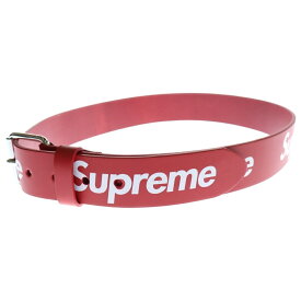 SUPREME(シュプリーム) サイズ:S 22SS Repeat Leather Belt リピート レザー ベルト レッド/シルバー【新古品/中古】【程度S】【カラーレッド】【取扱店舗BRING THRIFT CLOSET 幕張店】