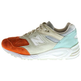 New Balance(ニューバランス) サイズ:26.5cm ×KITH 990V2 Cyclades M990KC2 キス キクラデス ローカットスニーカー ベージュ/オレンジ/ブルー US8.5/26.5cm【中古】【程度B】【カラーマルチカラー】【取扱店舗BRING THRIFT CLOSET 幕張店】