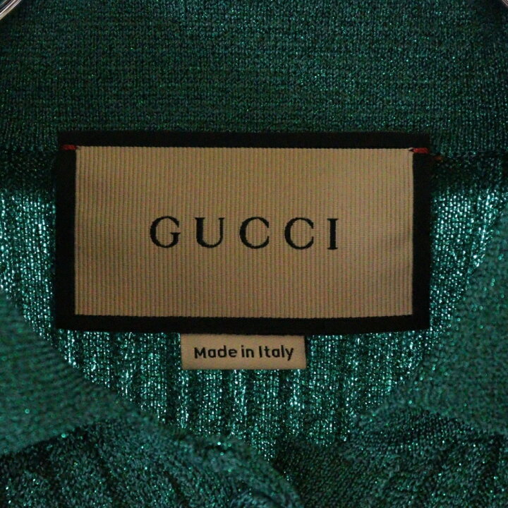 楽天市場】GUCCI(グッチ) サイズ:XS RIBBED TOP リブニット 半袖ニット  