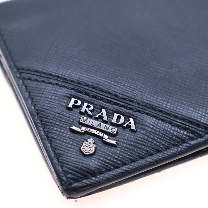 PRADA (プラダ) 長財布 ロングウォレット カードケース ネイビー  