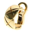 CHANEL(シャネル) ココクラッシュ イエローゴールド K18YG ピアス ※片耳【中古】【程度B】【カラーゴールド】【取扱…