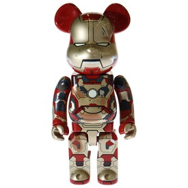 MEDICOM TOY(メディコムトイ) サイズ:400% IRON MAN MARK XLII BE@RBRICK アイアンマン マーク42 ベアブリック フィギュア レッド【中古】【程度B】【カラーレッド】【取扱店舗BRING福岡天神店】
