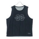 CHROME HEARTS(クロムハーツ) サイズ:L MESH WARM UP JERSEY リバーシブルCHロゴプリントメッシュタンクトップ【中古…