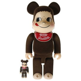 MEDICOM TOY(メディコムトイ) サイズ:100%400% Peko Monchhichi BE@RBRICK 400%&100% ペコちゃん モンチッチ ベアブリック フィギュア ブラウン【中古】【程度B】【カラーブラウン】【取扱店舗BRING梅田茶屋町店】