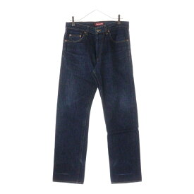 SUPREME(シュプリーム) サイズ:32 Rigid Slim Jean リジットスリムジーンズ デニムパンツ インディゴブルー【中古】【程度B】【カラーブルー】【取扱店舗BRING THRIFT CLOSET 幕張店】