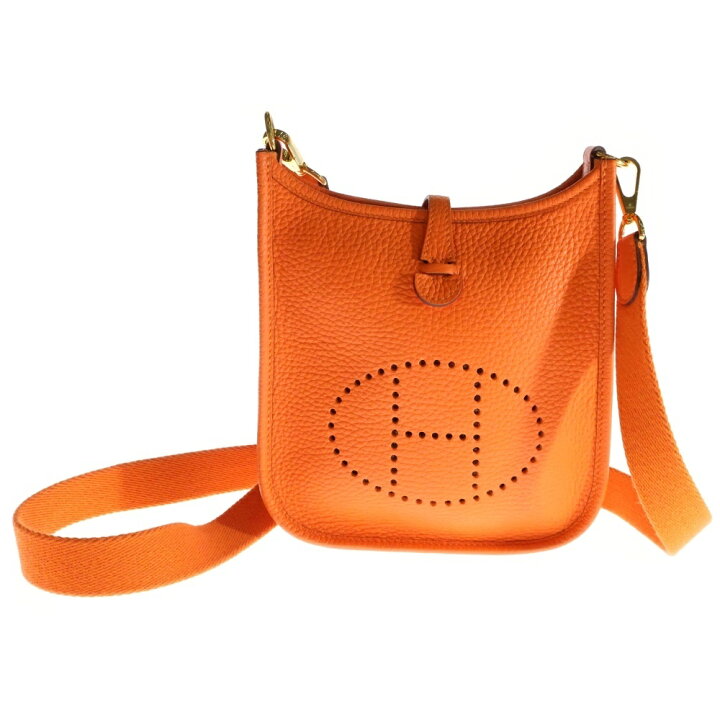 楽天市場】HERMES(エルメス) エブリンTPM オレンジミニアン トリヨン 
