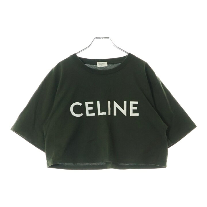 楽天市場】CELINE(セリーヌ) サイズ:M T-Shirt クロップド ロゴ  