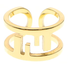 FENDI(フェンディ) サイズ:M オーロック FFバンド リング ゴールド 8AH319【中古】【程度B】【カラーゴールド】【取扱店舗BRING札幌店】