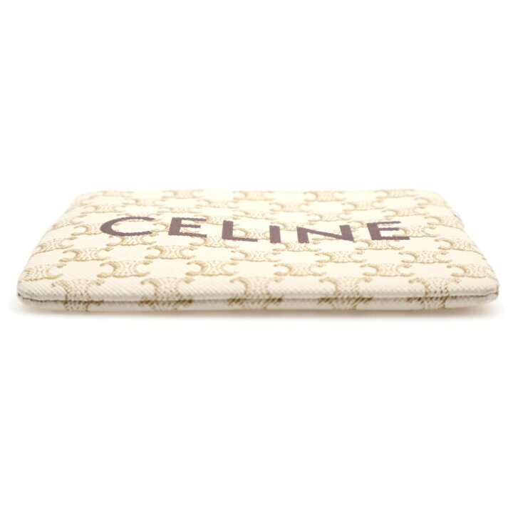 楽天市場】CELINE(セリーヌ) トリオンフキャンバス チェーン付 ジップ  
