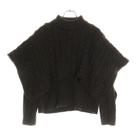 HERMES(エルメス) サイズ:36 カシミヤ モヘア ニット ブラウン 36【中古】【程度B】【カラーブラウン】【オンライン限定商品】