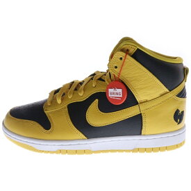 NIKE(ナイキ) サイズ:26.0cm DUNK HI RETRO PRM WU-TANG CLAN ダンク ハイ レトロ ウータンクラン ハイカット スニーカー イエロー/ブラック US8/26cm HJ4320-001【新古品/中古】【程度S】【カラーイエロー】【取扱店舗BRING KICKS】